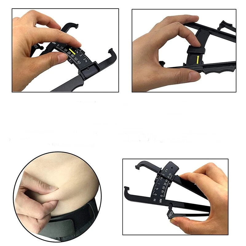 Pinza per grasso corporeo pinza per misurazione grasso corporeo pinza per grasso corporeo misuratore di grasso Caliper - Immagine 4 di 4