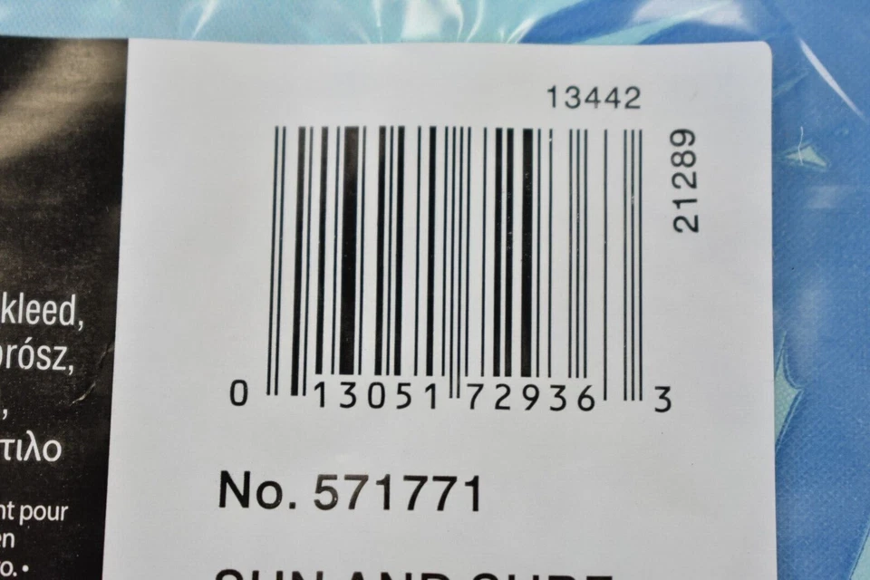 Lote de 6 manteles de plástico Amscan 90" x 52" verano sol y surf diseño playa Foto 4 de 4