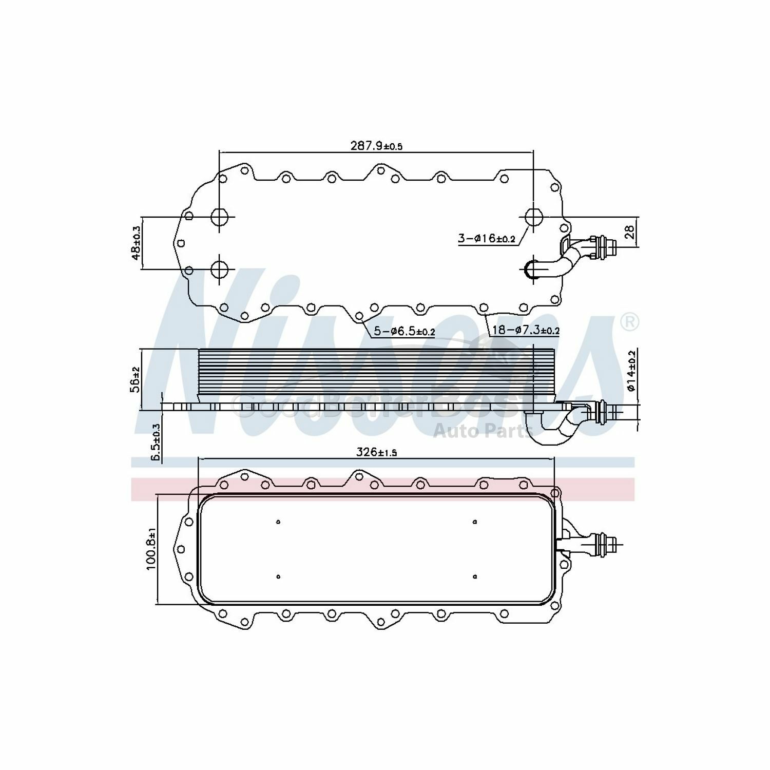 One New Nissens Engine Oil Cooler 90947 AJ811331 for Land Rover | eBay ホンダ S2000 ドアモール左右