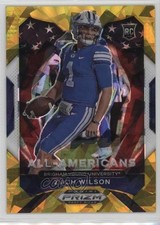 2021 Panini Prizm Draft Picks All-American Gold Ice Prizm Zach Wilson #182 09xy