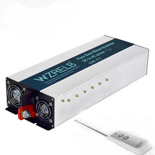 Pure Sine Wave Inverter 36V to 120V Power 4000W Home Solar System Camp RV Remote