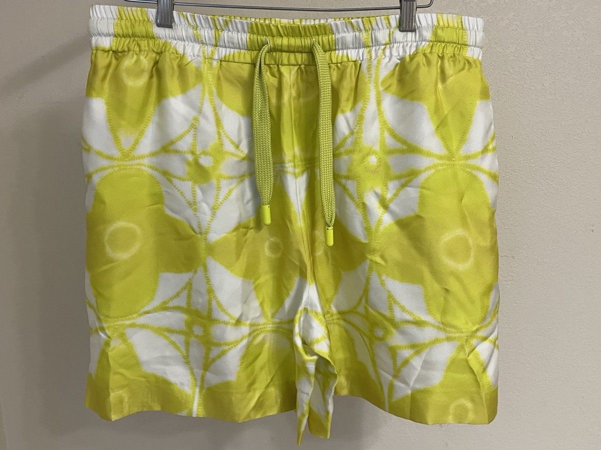 New Authentic Louis Vuitton SHIBORI Silk Shorts Yellow XL | eBay