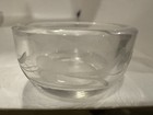 Vintage Set of Six Clear Acid Etched Crystal Open Salt Cellars Uranium UV Glow — photo 9