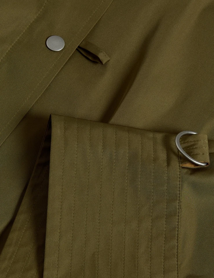M&S - Autograph Womens Khaki Trench Women Coat - Image 3 of 4