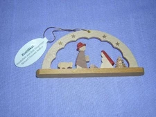 Richard Glaesser Erzgebirge Handmade Nativity Ornament. New with Tag