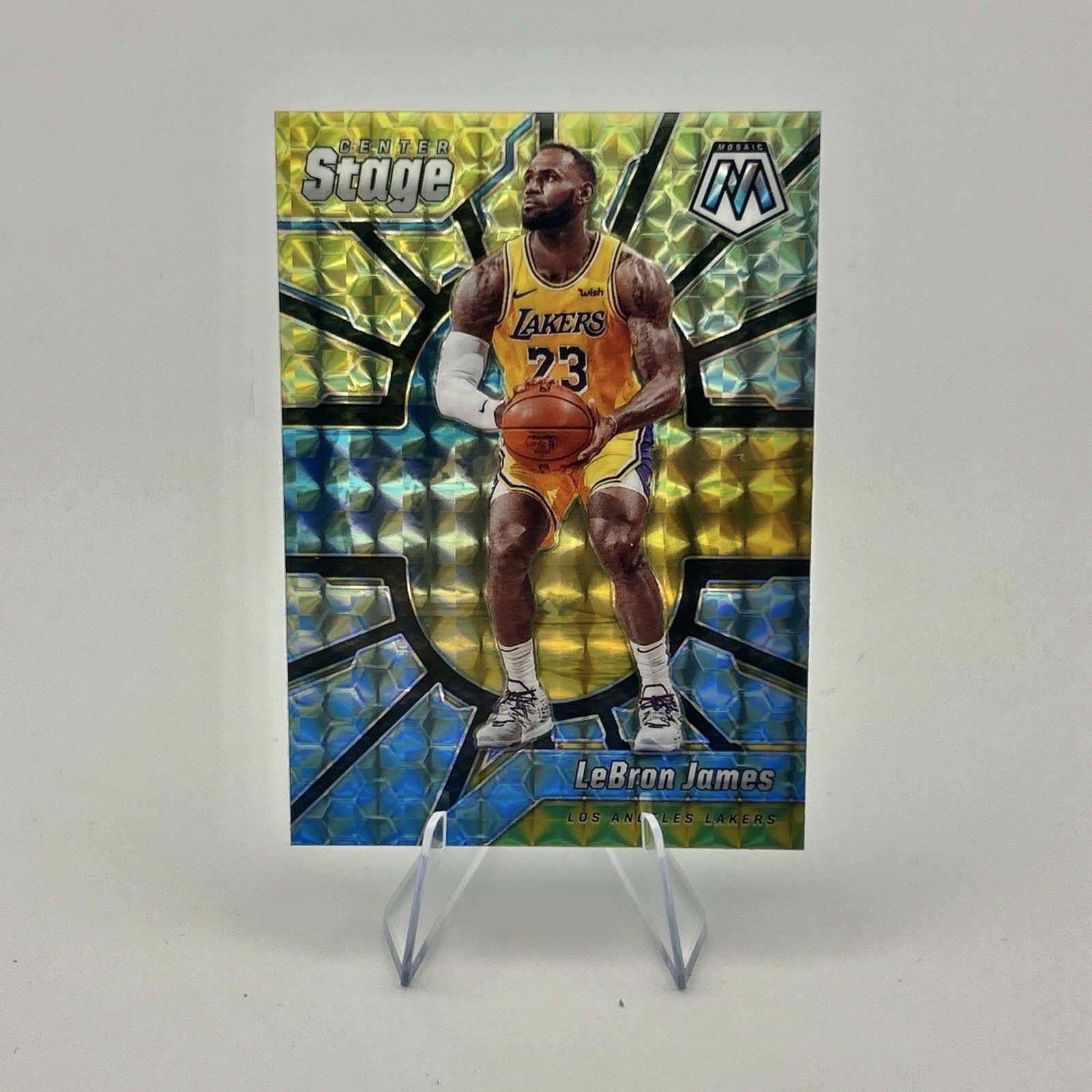 2019-20 Panini Mosaic - Center Stage LeBron James #2