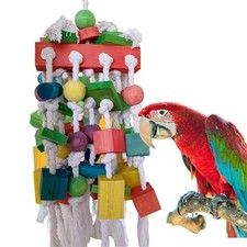 Extra Large Parrot Bird Toys for Macaws, Parrots, African Grey- Birds Cage Ac...