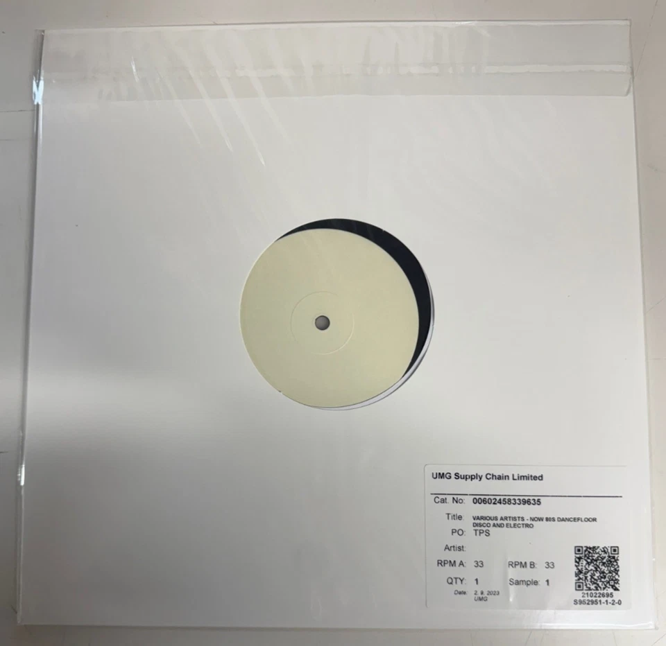 Test Pressing Vinyl - Now 80's Dancefloor Disco & Electro - 2 LP - NEW - Image 3 of 4