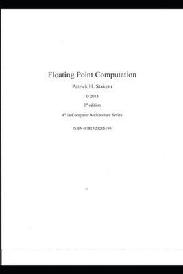 Floating Point Computation by Patrick Stakem (English) Paperback Book