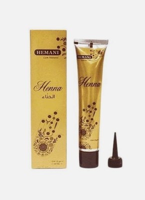 HEMANI Organic Henna (33 g) for Hands & Feet, Ready to Use, Natural,Ammonia-Free