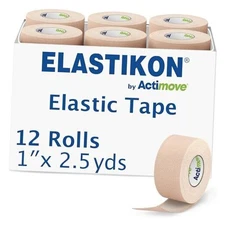 Elastic Athletic Tape - Provides Support for Sprains, Strains, Muscle Injuries 