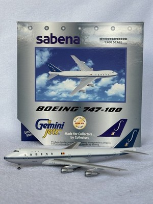 1:400 Gemini Jets Sabena Boeing 747-100 (OO-SGB)