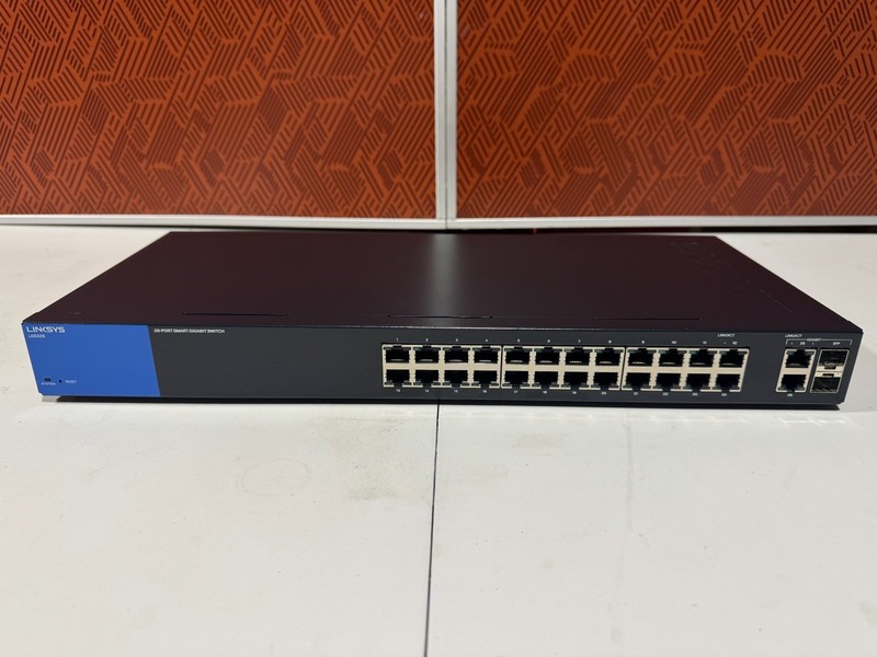 Linksys LGS326 24‑Port Gigabit Smart Managed Network Switch – 2× SFP