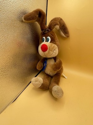 (335) 1985 Nestle Quik Bunny Rabbit Nesquik Plush By Trudy  Q  Blue Tag