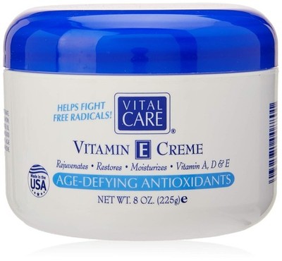 Vitamin E Crème, (8 Fl. Oz), A Complete Skin Care with Age- Defying Antioxidants