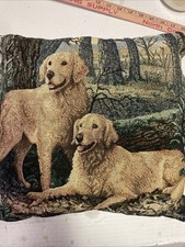 Holiday Golden Retriever Decorative Throw Pillow 12 X 14
