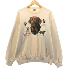 Vintage 90'S Lee Heavy Weight Dog Labrador Retriever Animal Sweatshirt Men's...