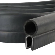 Car Door Rubber Seal Strip 26Ft, Weatherproof Soundproof Edge Guard