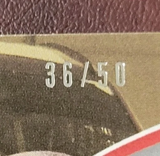 2011 Press Pass Legends JEFF GORDON PACING THE FIELD ON CARD AUTO SSP /50 - Image 2 of 3