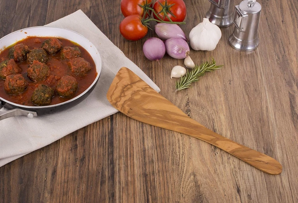 Eddington's Italian Olive Wood Wide Spatula - Image 4 of 4