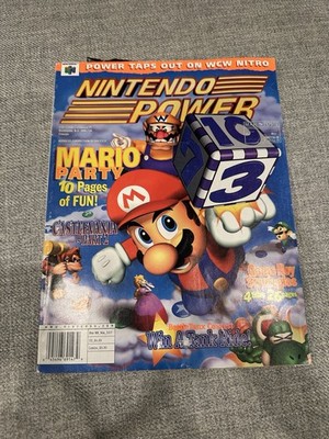 Vintage Nintendo Power Magazine Volume 117 Mario Party Video Game Nintendo 64