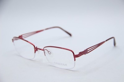 NEW ARISTAR CHARMANT AR 16348 COLOR-531 RED AUTHENTIC EYEGLASSES 51-19