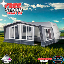 2025 Dorema Diamond XL 270 Premium Full Caravan Seasonal Poled Awning, ALL SIZES