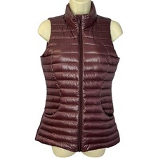 Lululemon Pack It Goose Down Puffer Vest Shine Bordeaux Drama Packable Women's 4