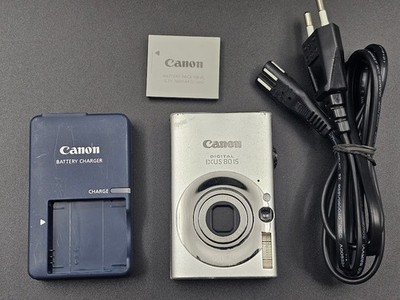 Canon IXUS 80 IS 8,0 MP Digitalkamera Silber - Funktioniert