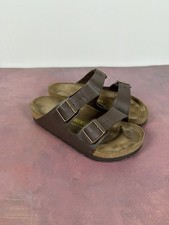 BIRKENSTOCK Arizona Two Strap Sandals Brown Birko Flor EU 35 US 4