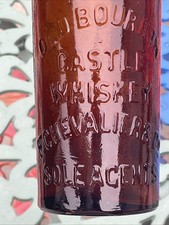 Nice Western OLD BOURBON CASTLE WHISKEY F. CHEVALIER SOLE AGENTS, Transition top