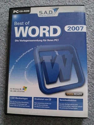 Microsoft best of EXCEL 2007 & best of WORD 2007 S.A.D