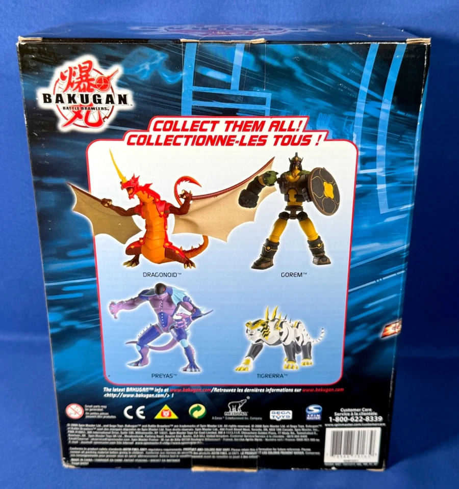 Nuevas - PREYAS - Bakugan 7" DELUXE MONSTER Figuras de Acción Battle Brawlers 2008 Foto 3 de 4