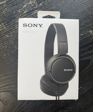 Sony MDR-ZX110 On-Ear Wired 3.5mm Foldable Headphones 30mm Black 1.2m