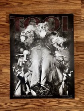 Tool Band Concert Poster Houston Tour October 27 2019 Allen Williams