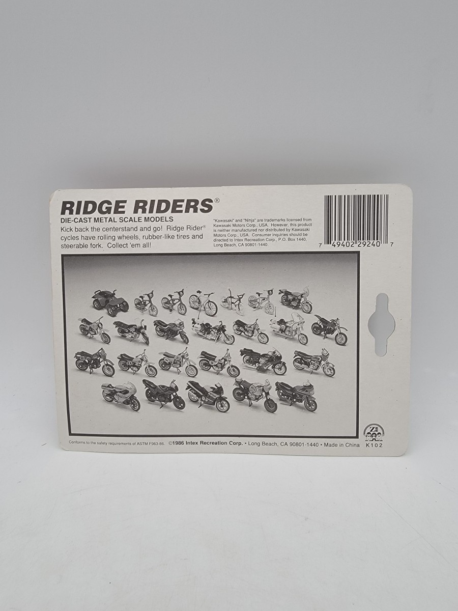 ＊Y＊ Zylmex - Zee Toys - Ridge Riders - Kawasaki 1000 Police Motorcycle