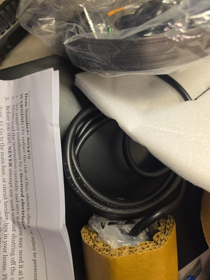 LALUZ Pendant Lighting for Kitchen Island, Hallway, Rustic 4.75 in,  Complete  - Image 4 of 4