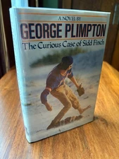 SIGNED George Plimpton CURIOUS CASE OF SIDD FINCH  First Edition Dust Jacket