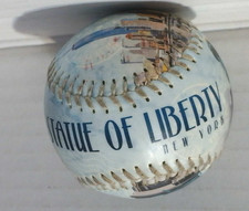 New York Statue Of Liberty Souvenir Baseball Empire State Building
