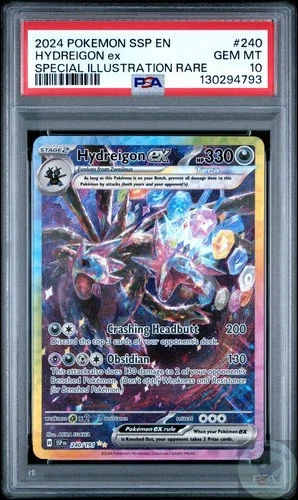 PSA 10 Hydreigon ex 240/191 Surging Sparks Special Illustration Rare Pokemon