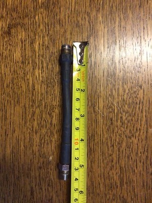 5,5'' Steel Braided Hose For Paintball Markers Male Ends NPT Material Unknown