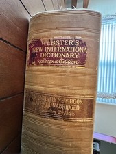 1941 Websters New International Dictionary - ...