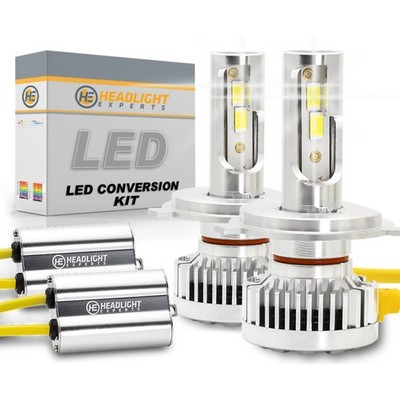 2009 Yamaha Motorcycle XVS1100 V Star  H4 LED Headlight Bulbs 20K Lumens Dual Be
