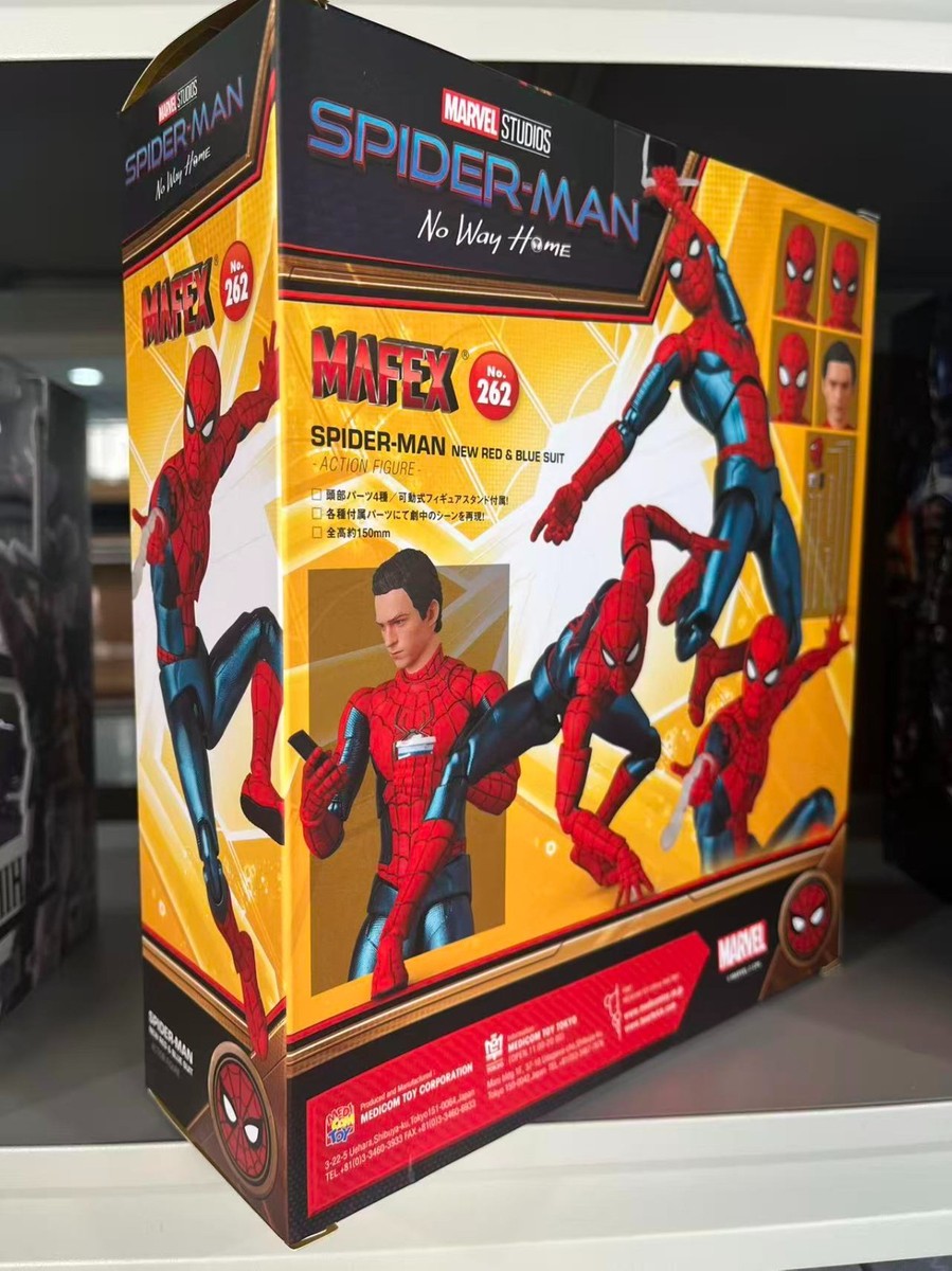 Medicom Toy Mafex No.262 Figure Spider-Man Red & Blue Suit Ver