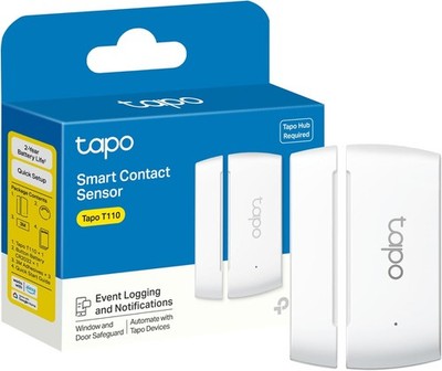 Tapo T110 Smart Tür Fenster Alarm Sensor Echtzeit Überwachung Benachrichtigungen Home