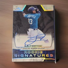 Julio Rodriguez Rookie Auto/15 Sulver Ultimate Signatures Auto 