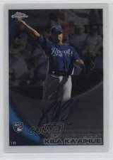 2010 Topps Chrome Rookie Auto Kila Ka'aihue #215 Auto