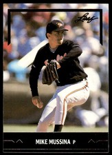 1991 LEAF MIKE MUSSINA BC12 MINT HOF RC GOLD ROOKIES BASEBALL BALTIMORE ORIOLES