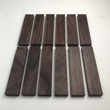 Wood Knife Scale Blanks 12Pieces 7/8 X4 X 5/16 Rosewood Hardwood Handle Blank