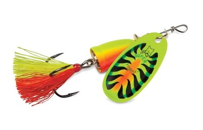 Blue Fox Vibrax Original Foxtail Spinner - Forelle Lachs Barsch Barsch Angelköder